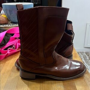 Brown Leather Boots